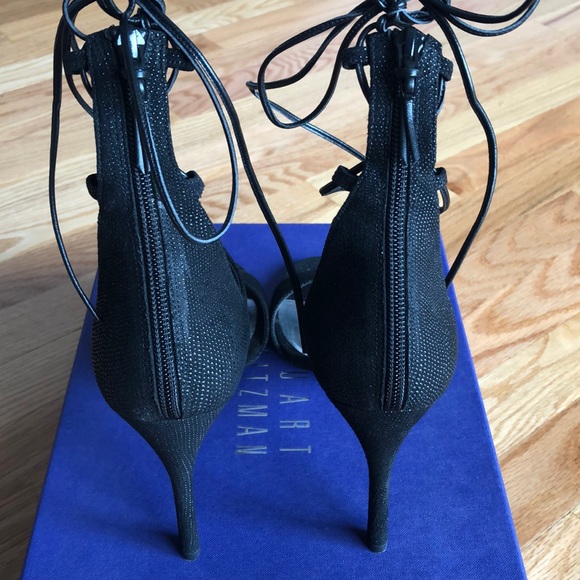 Stewart Weizmann black straps heels - Picture 3 of 6